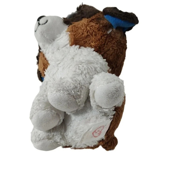 TySilk Beanie Babies Duke Dog Plush Stuffed Animal Glitter Eyes SCRATCHED EYES - Picture 4 of 9